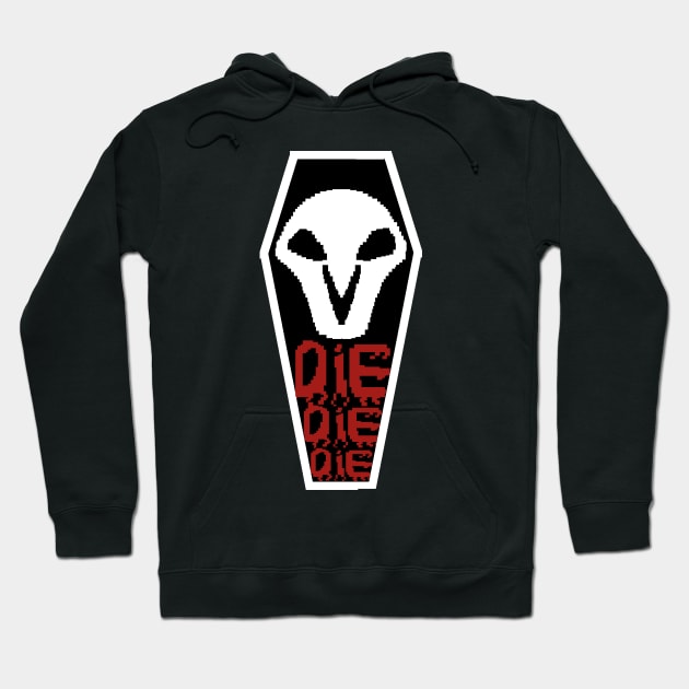 DIE! DIE! DIE! Hoodie by KO'd Tako